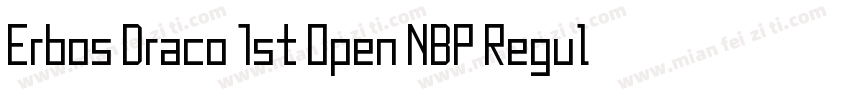 Erbos Draco 1st Open NBP Regular 商字体转换